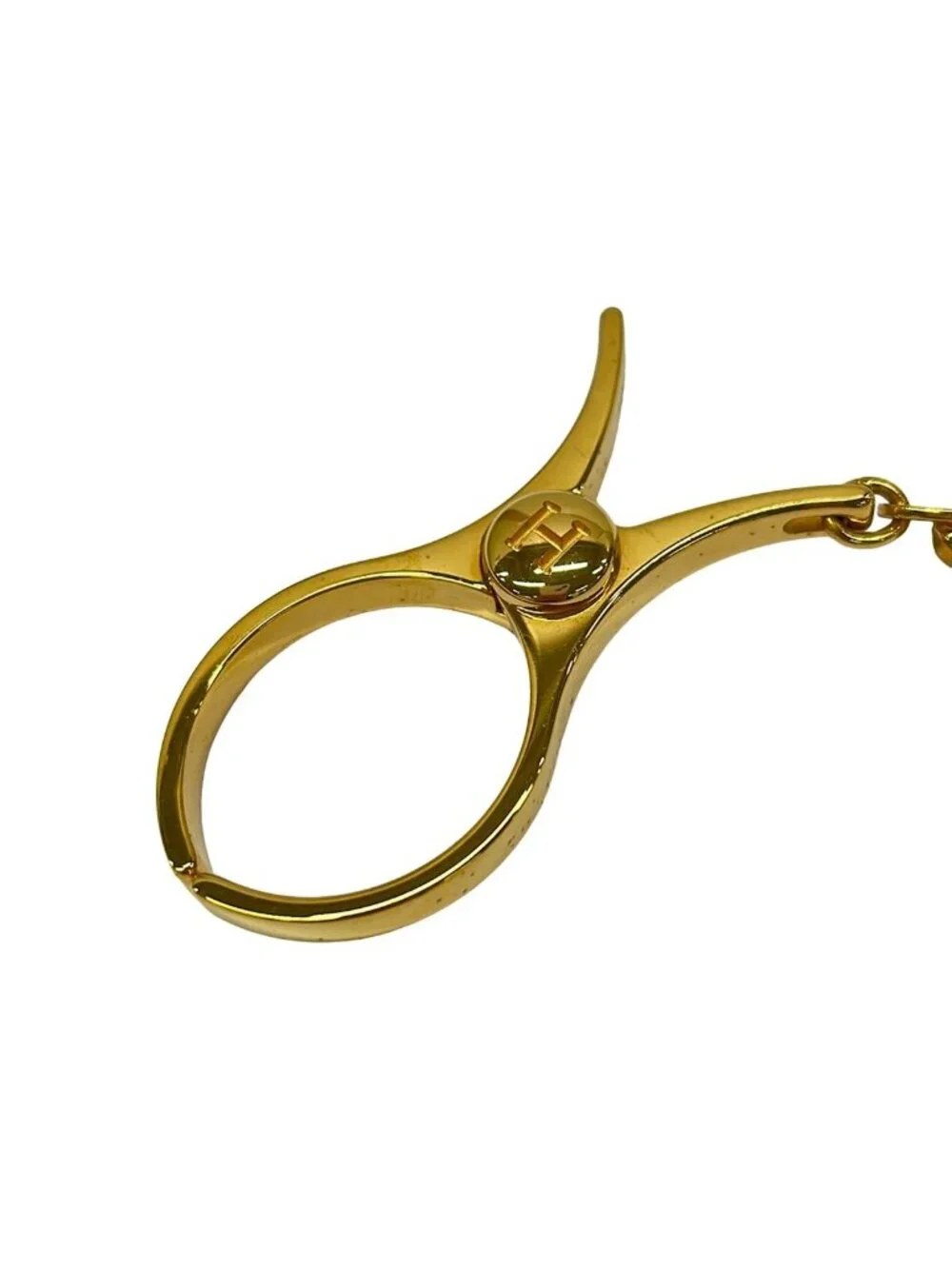 Hermes Firou Gold Glove Holder Gloves